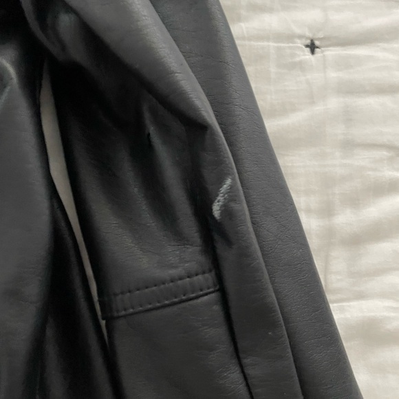 We the Free Vegan Leather Oversized Moto Jacket - Picture 4 of 5